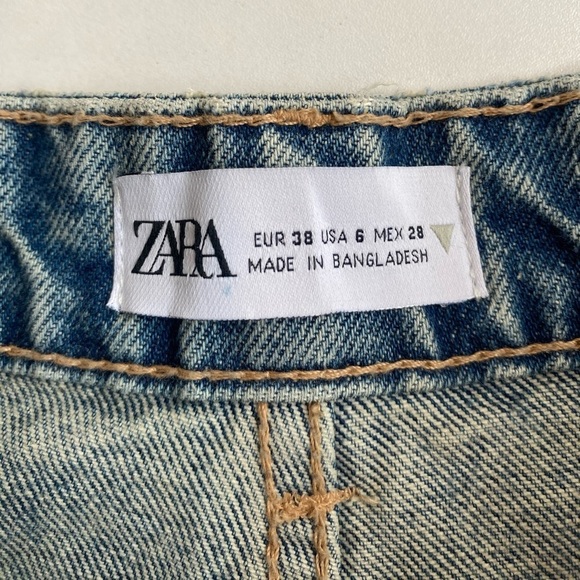 Zara High-Waisted Rigid Crop Size 6 - Picture 11 of 16